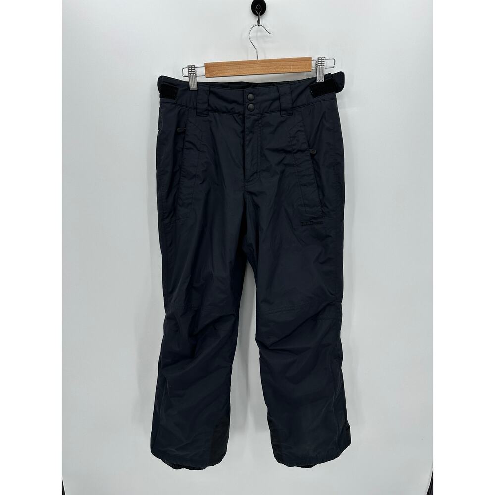 L.L. Bean Snow Pants Women XS Black Insulated Ski Snowboarding Waterproof 276711